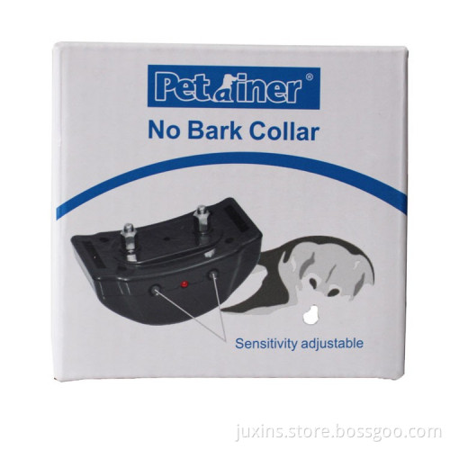 Adjustable small dog bark shock collar dog barking silencer